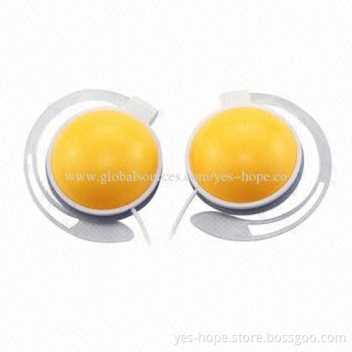 Lightweight Stereo Earhook Headphones, Suitable for MP3 Players, CDs, PCs, Other Multimedia Players